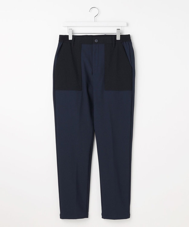 23区GOLF 【MEN】トリコットボンディングテーパードパンツ ネイビー系