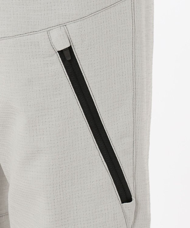 JOSEPH ABBOUD MOUNTAIN クレープドットエアー パンツ ライトグレー系