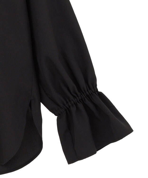 Green Parks フリルカラーインナーシャツ Black