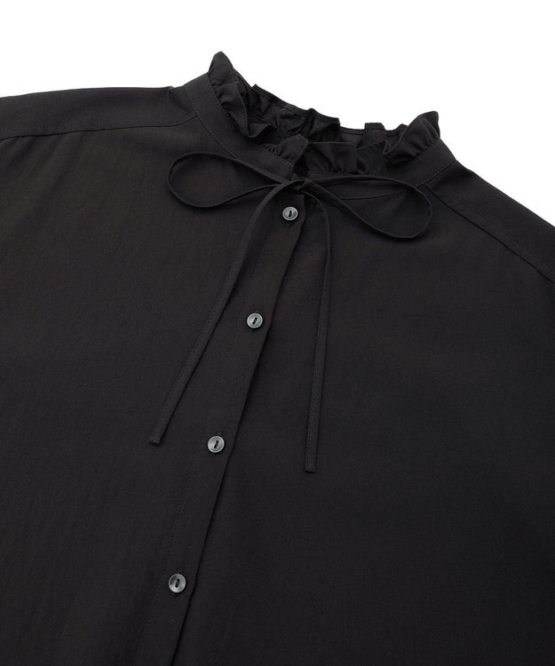 Green Parks フリルカラーインナーシャツ Black