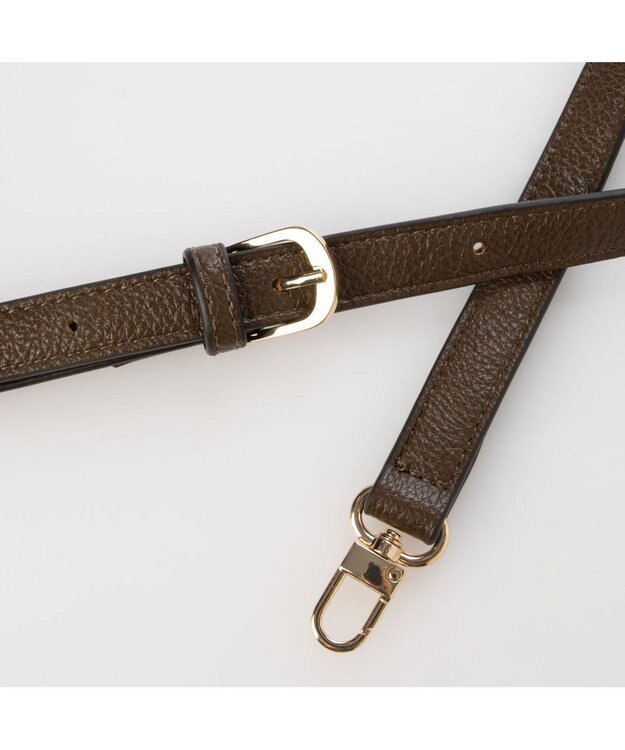 UNBILLION カシュカシュ cachecache / ポーチ付きシェル型ボストン レオ