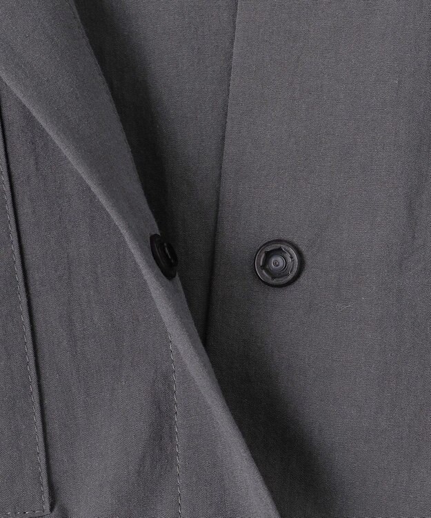 uncrave カラータイプライター シャツワンピース スレート