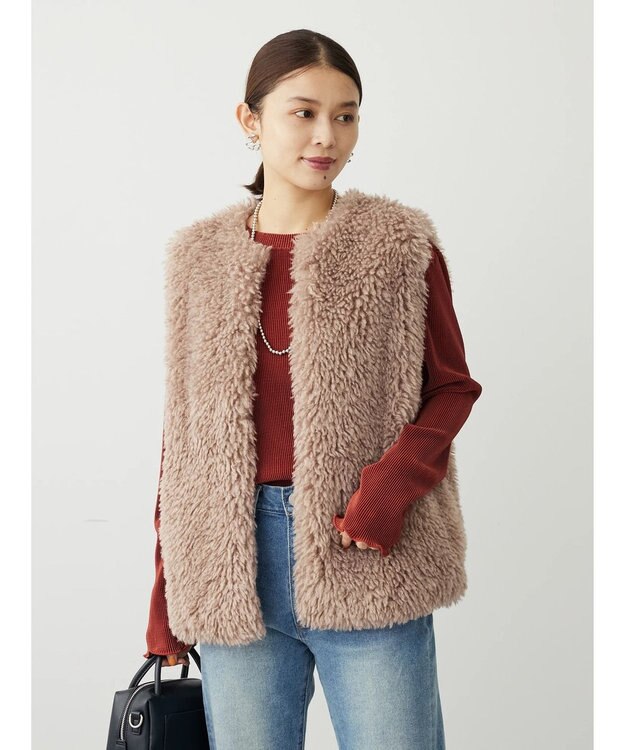 Green Parks ・ＥＬＥＮＣＡＲＥ　ＤＵＥ　シープファーベスト Beige