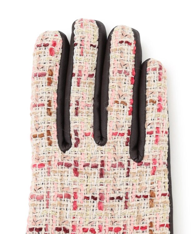 TOCCA 【タッチパネル対応】TWEED GLOVES 手袋 ピンク系