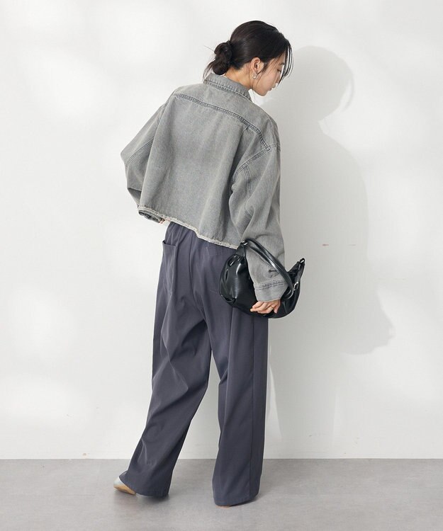 CRAFT STANDARD BOUTIQUE カットオフデニムショートジャケット Gray