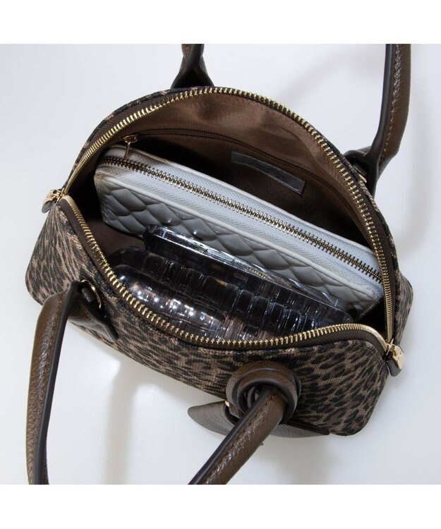 UNBILLION カシュカシュ cachecache / ポーチ付きシェル型ボストン レオ