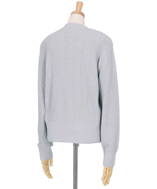 une nana cool とろみ素材がここちよいカーディガン　ｍｏｉ　ｒｏｏｍ（モアルーム） グレー