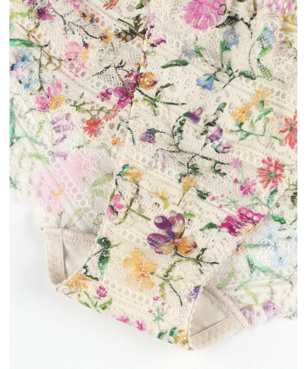 une nana cool MADE WITH LIBERTY FABRIC 総レースショーツ ナチュラル