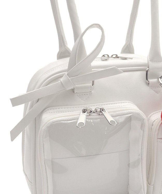 WEGO 【痛バ＆推し活グッズ】きらふわぬい痛ボストンバッグ ホワイト