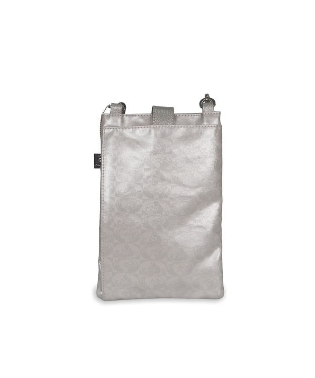PELLE BORSA パスポートサイズショルダーバッグ Alive アライブ 4306 シルバー