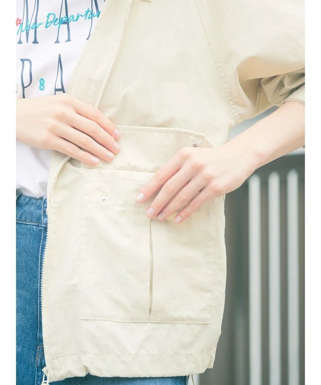 AMERICAN HOLIC 撥水加工マウンテンパーカー Ivory