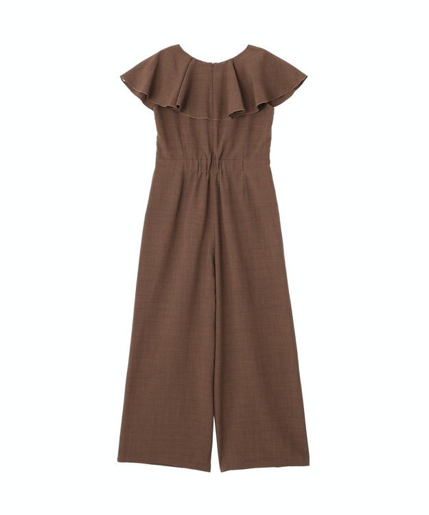 earth music&ecology ラッフルサロペット Brown