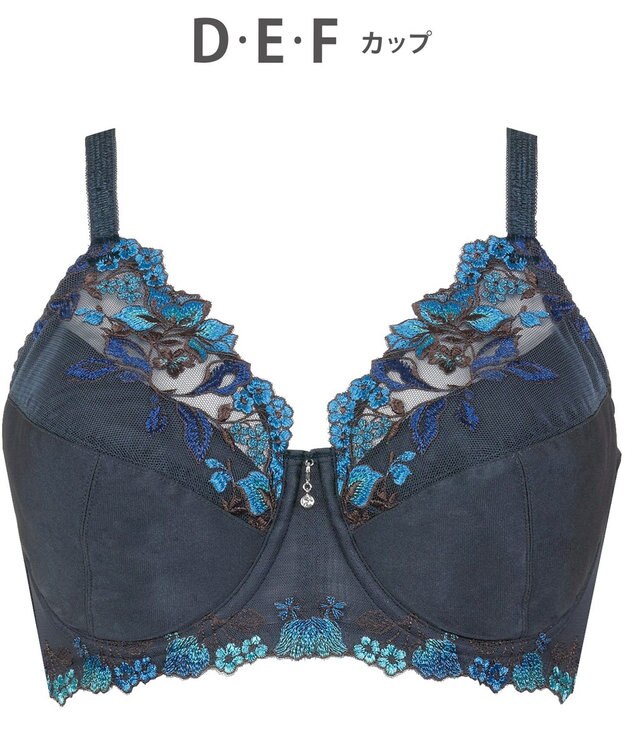 Wing Wing Lesiage 【5000シリーズ】 フルカップブラ 安定感のあるやさしいつけごこち PB5000 ウイング／ワコール グレイッシュブルー