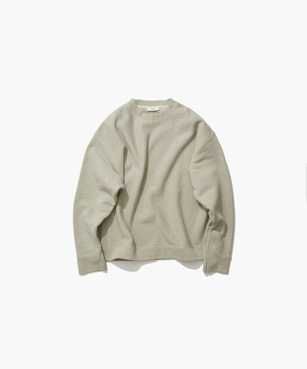 ATON NATURAL DYED URAKE | オーバーサイズスウェット - UNISEX BEIGE