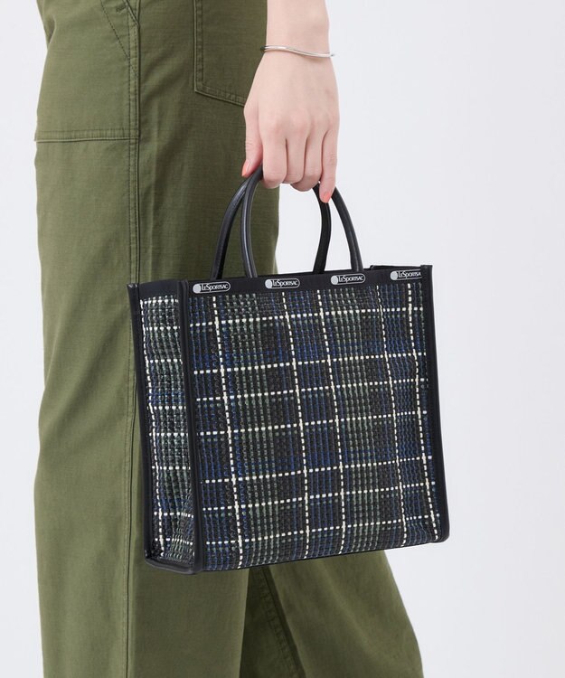 LeSportsac WOVEN MED DRAWST TOTE/マルチメッシュノワール マルチメッシュノワール