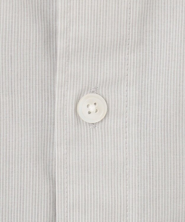 UNFILO MENS 【撥水】 コットンシャツ グレーストライプ