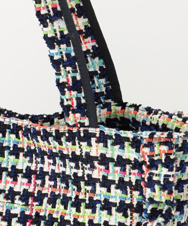 TOCCA 【再入荷！ヨンアさんコラボ】WAVES TOTE BAG トートバッグ マルチツイード系