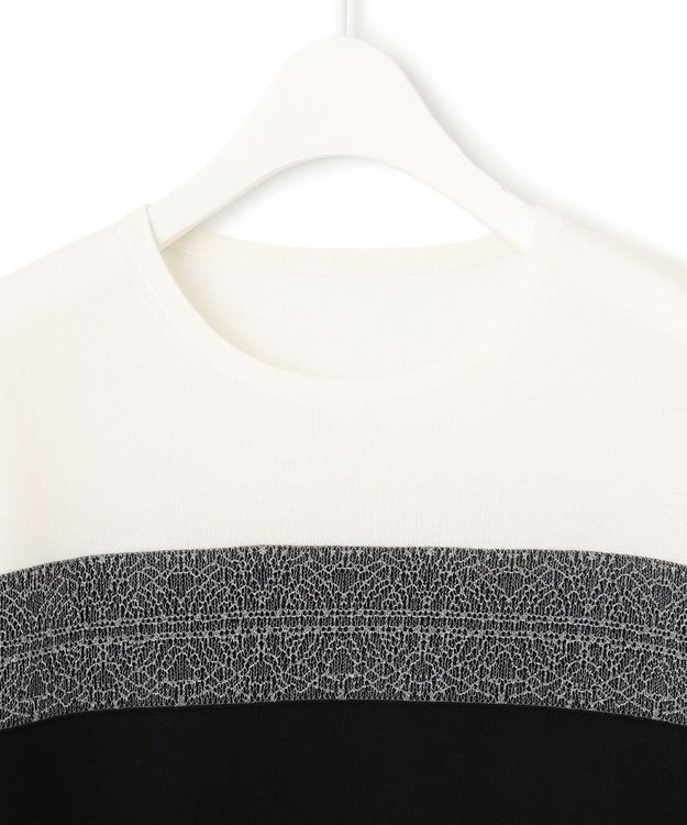 ICB L 【洗える】 レースコンビハイゲージ プルオーバー ブラック系7