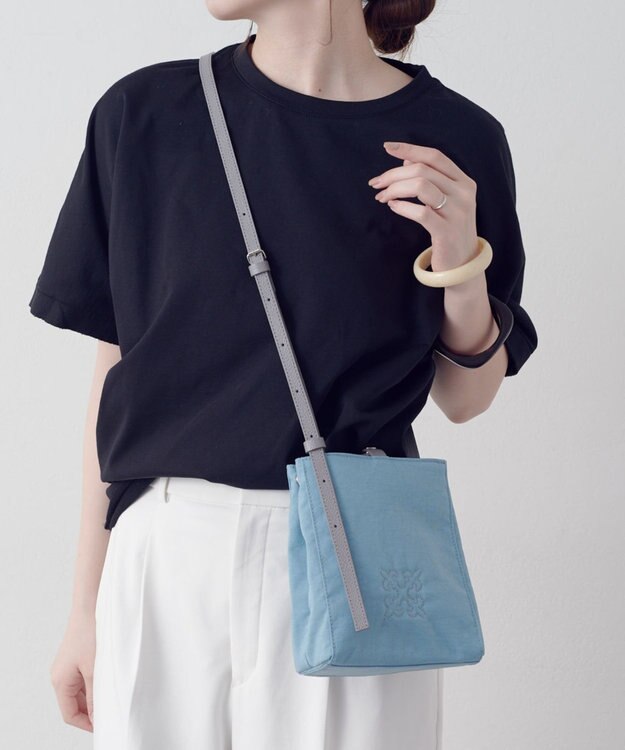 russet ナイロンミニショルダーバッグ(Z-235) L.Blue