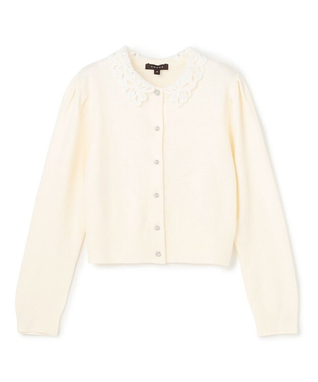 TOCCA 【百田夏菜子さん着用】MOONLIT MUSE カーディガン アイボリー系