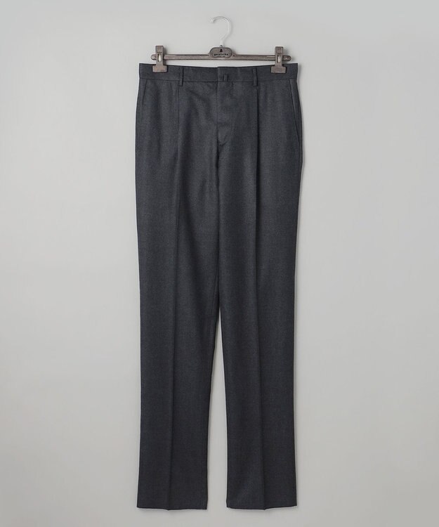 GOTAIRIKU 【保温性/ストレッチ/シワになりにくい】サキソニーストレッチパンツ_1タック(25年モデル） グレー系