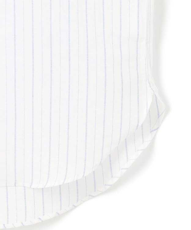 J.PRESS MEN 【WEB・一部店舗限定】コットンリネンオルタネートストライプ シャツ / レギュラー サックスブルー系1
