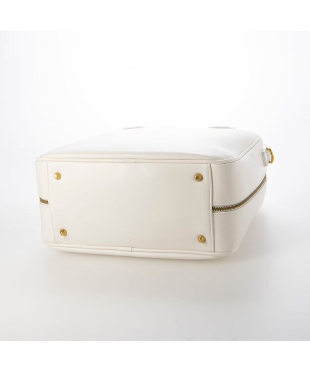 UNBILLION 【テレビ ドラマ着用アイテム】カシュカシュ cachecache / 2wayスクエアビッグボストン ホワイト