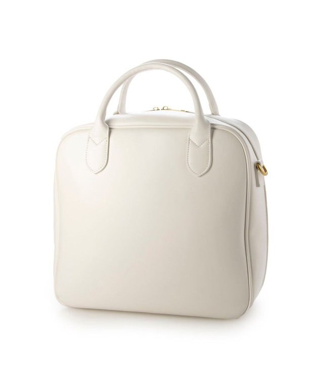 UNBILLION 【テレビ ドラマ着用アイテム】カシュカシュ cachecache / 2wayスクエアビッグボストン ホワイト