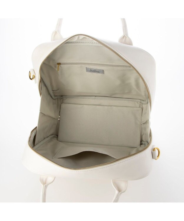 UNBILLION 【テレビ ドラマ着用アイテム】カシュカシュ cachecache / 2wayスクエアビッグボストン ホワイト