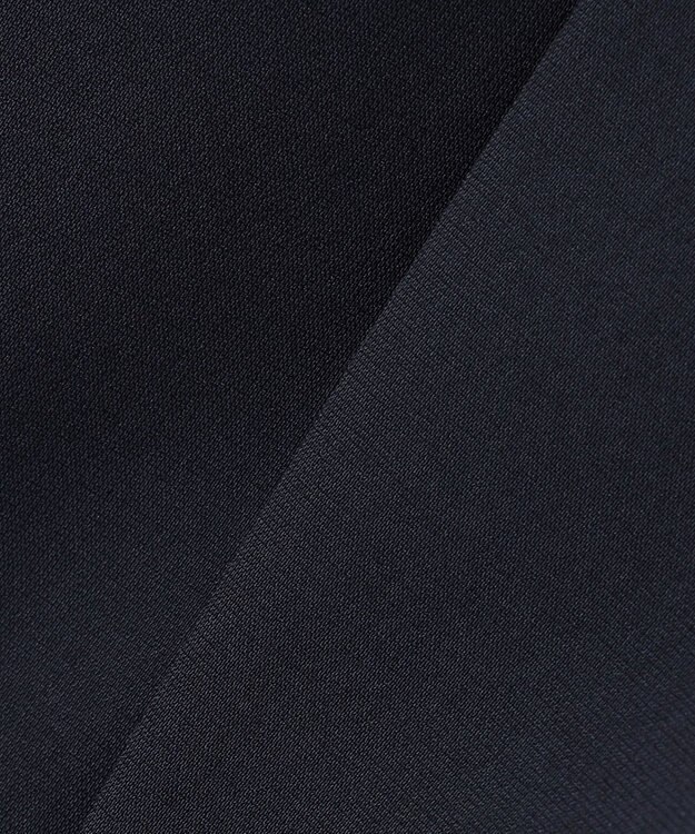 J.PRESS LADIES 【セットアップ対応】ファンマートロストレッチ ノーカラー ジャケット ネイビー系