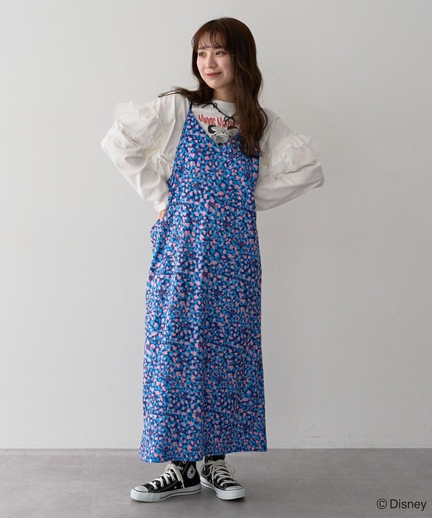 Green Parks ミッキー＆フレンズ／ジャガードキャミワンピース