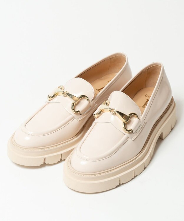 BONTRE 【LucaGrossi/ルカグロッシ】厚底ビットローファー アイボリー