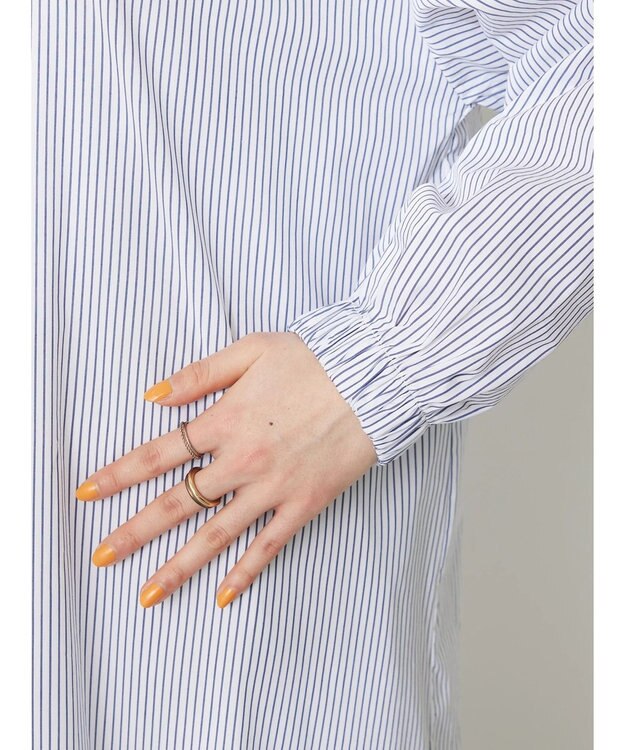 CRAFT STANDARD BOUTIQUE 【洗える】ニットベスト+シャツワンピース-SET Black