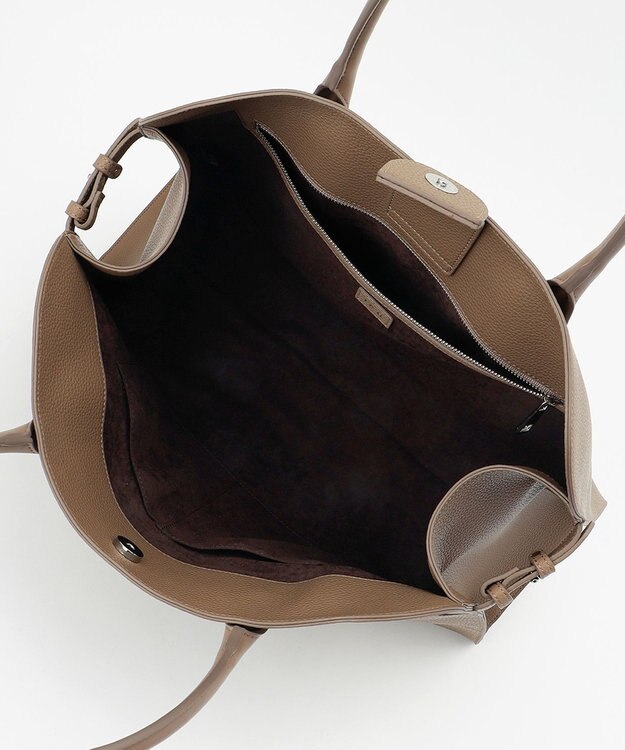 ICB 【A4サイズ収納可】ボストントート ベージュ系