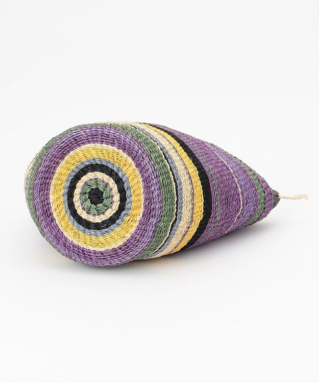 ONWARD CROSSET SELECT 【VIOLAd’ORO】MIRO アバカカラーボーダーバッグ S purple×yellow