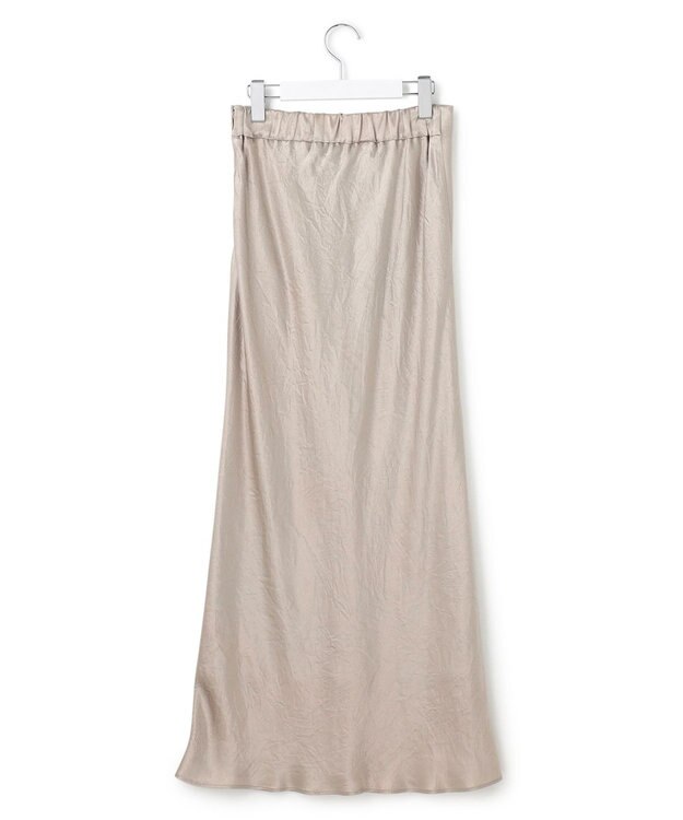 23区 【SACRA】アセテートサテン スカート [23区別注]ベージュ系