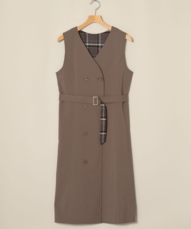 ONWARD Reuse Park 【any SiS】ワンピース秋冬 ブラウン