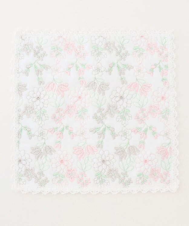 TOCCA ELEGANCE FLOWER TOWELCHIEF ハンカチ ローズ系