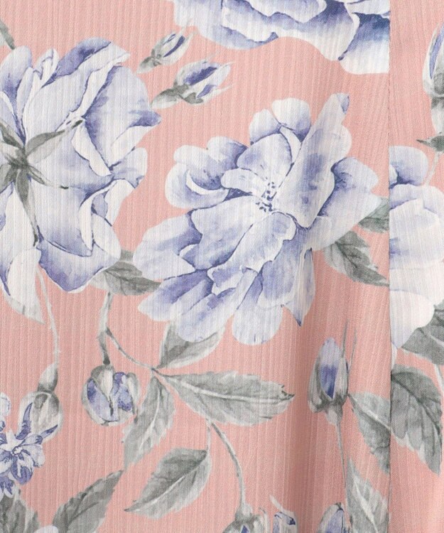 Feroux 【洗える】フラワープリント ワンピース ピンク系9