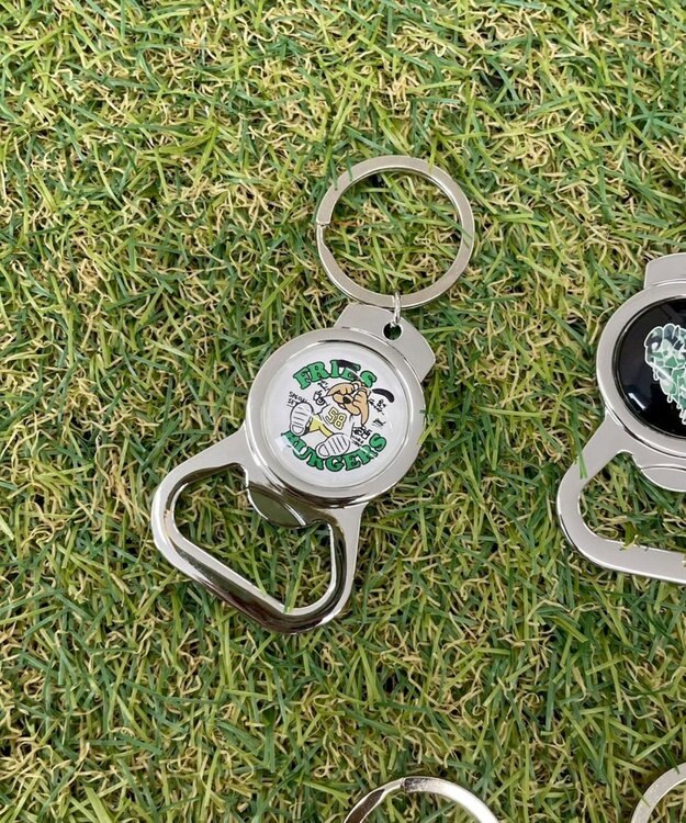 WEGO グラフィックオープナーキーホルダー 柄1