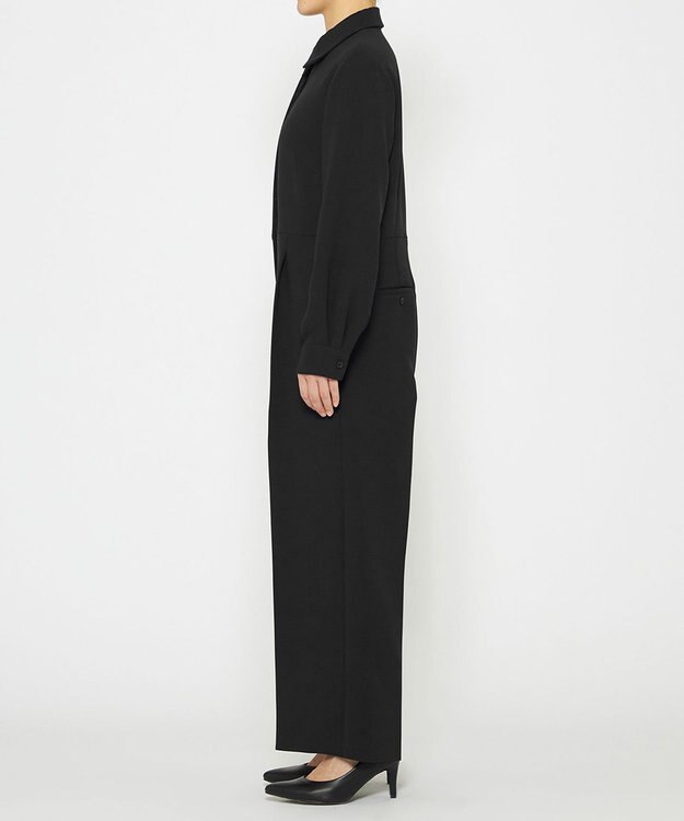 uncrave 【防シワ・洗濯機洗い可】ウォッシャブル ダブルクロス オールインワン（uncrave STANDARD） ブラック