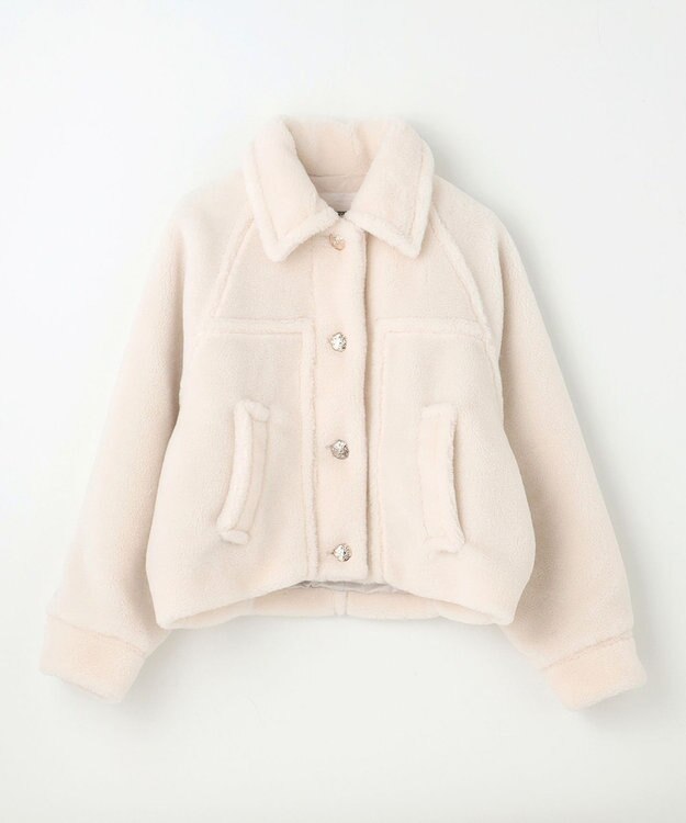 GRACE CONTINENTAL ボアジャケット キナリ