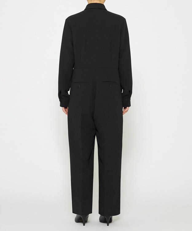 uncrave 【防シワ・洗濯機洗い可】ウォッシャブル ダブルクロス オールインワン（uncrave STANDARD） ブラック