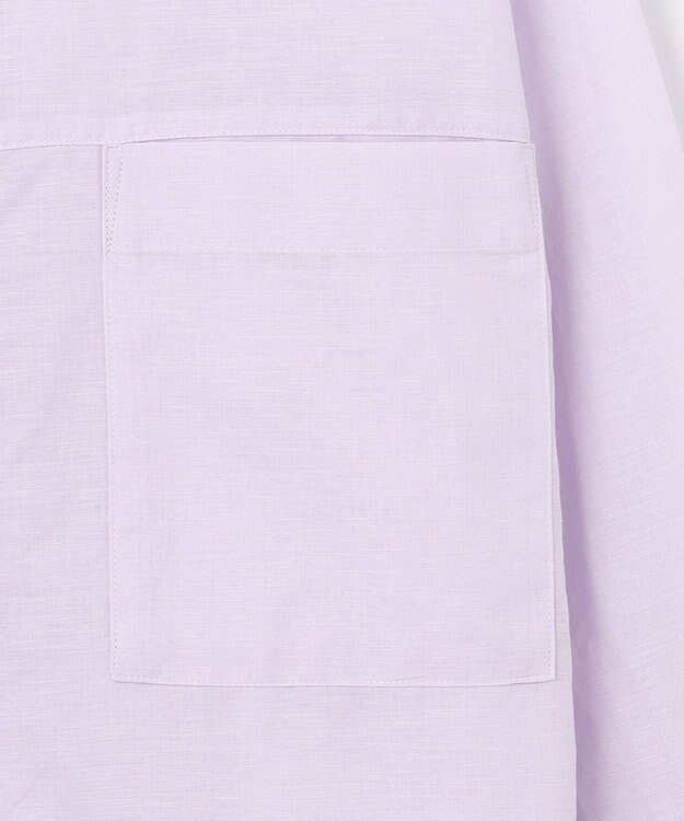 ANY コットンリネンシャツ パープル