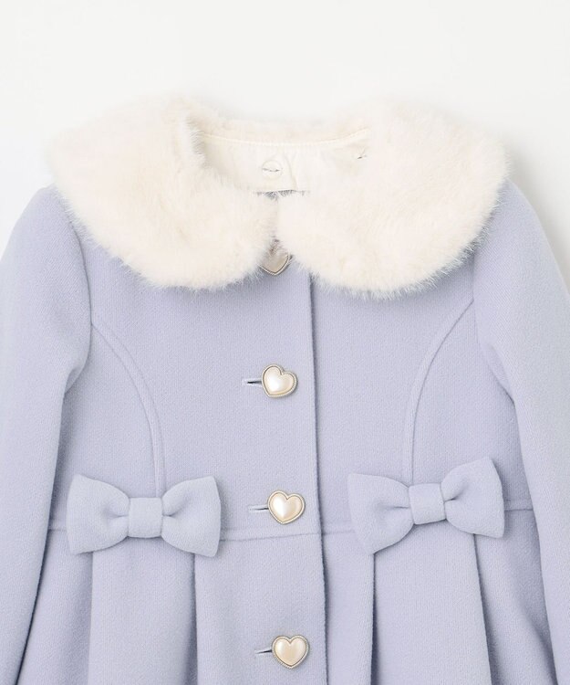 ANY KIDS ウールライクコート サックスブルー