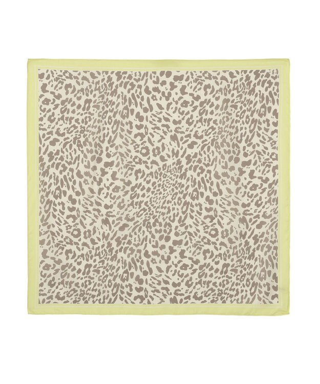 Green Parks 【接触冷感】ＵＶ対策アニマル柄スカーフ Yellow