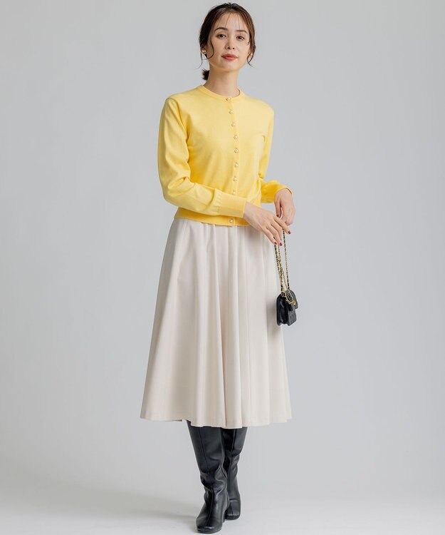 組曲 S 【WEB限定】BOREROニット カーディガン オレンジ系