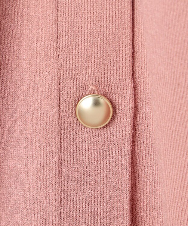 ANY ゆるＶネックカーディガン ピンク