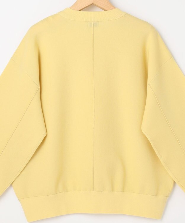 組曲 L 【先行予約】オーガンスウェット ニット スプレーイエロー系