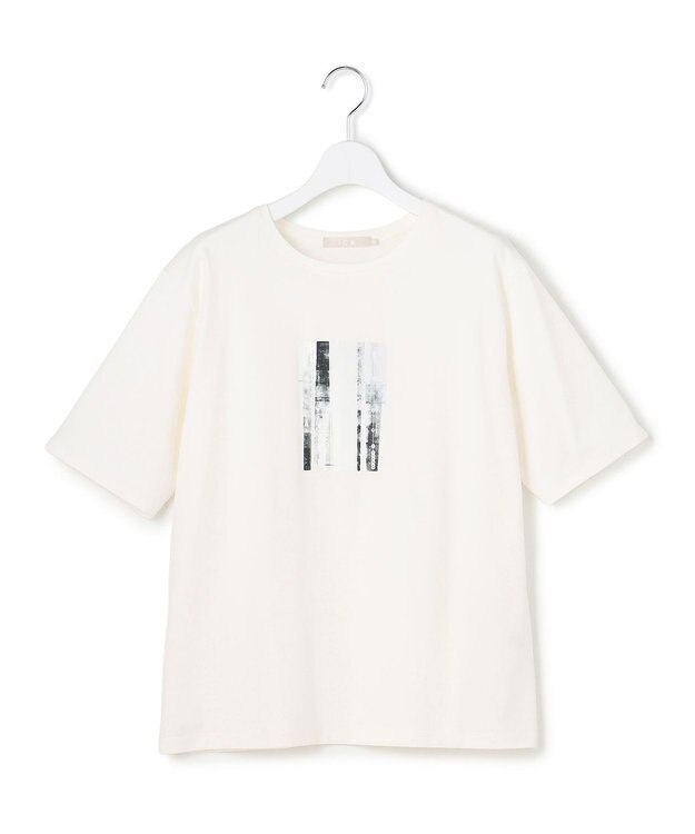 ICB L ロゴTEE（アートプリント） オフホワイト